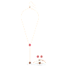 Alea set, Multicolored, Rose gold-tone plated - Swarovski, 5649791