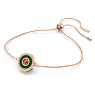 Alea set, Multicolored, Rose gold-tone plated - Swarovski, 5649791