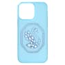 Smartphone case, Swan, iPhone® 14 Pro Max, Blue - Swarovski, 5649833