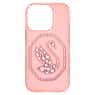 Smartphone case, Swan, iPhone® 14 Pro, Pale pink - Swarovski, 5649847