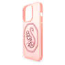 Smartphone case, Swan, iPhone® 14 Pro, Pale pink - Swarovski, 5649847