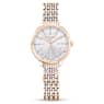 Attract watch, Swiss Made, Pavé, Crystal bracelet, Rose gold tone, Mixed metal finish - Swarovski, 5649987