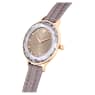 Octea Nova watch, Swiss Made, Leather strap, Beige, Rose gold-tone finish - Swarovski, 5649999