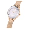 Octea Nova watch, Swiss Made, Metal bracelet, Rose gold tone, Rose gold-tone finish - Swarovski, 5650011