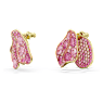 Idyllia Oorknopjes, Asymmetrisch ontwerp, Bloem, Roze, Goudkleurige toplaag - Swarovski, 5650561