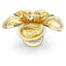 Idyllia Cocktailring, Blume, Gelb, Goldlegierungsschicht - Swarovski, 5650566