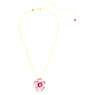 Idyllia ネックレス, フラワー, ピンク, ゴールドトーン・プレーティング - Swarovski, 5650569