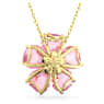 Idyllia ネックレス, フラワー, ピンク, ゴールドトーン・プレーティング - Swarovski, 5650569