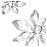 Body jewel, Set (3), Mixed cuts, Flower, White - Swarovski, 5651981
