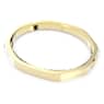 Dextera bangle, Octagon shape, White, Gold-tone plated - Swarovski, 5652336