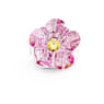 Idyllia cocktail ring, Flower, Pink, Rhodium plated - Swarovski, 5652457