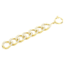 Dextera extender, White, Gold-tone plated - Swarovski, 5652567