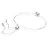 Gema 520 bracelet, Heart, Blue, Rhodium plated - Swarovski, 5653011