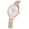 Montre Attract, Fabriqué en Suisse, Trèfle à quatre feuilles, Bracelet en cristal, Ton or rose, Finition or rose - Swarovski, 5653347