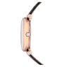 Crystalline Wonder watch, Swiss Made, Leather strap, Black, Rose gold-tone finish - Swarovski, 5653359