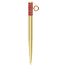 Alea ballpoint pen, Red, Gold-tone plated - Swarovski, 5653396
