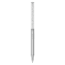 Crystalline ballpoint pen, Octagon shape, Silver tone, Chrome plated - Swarovski, 5654062