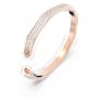 Bracelete Dextera, Modelo octagonal, Branca, Lacado a rosa dourado - Swarovski, 5655626