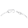 Dextera ketting, Pavé, Gemengde schakels, Wit, Rodium toplaag - Swarovski, 5655638
