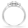 Attract Trilogy ring, Round cut, White, Silver-tone finish - Swarovski, 5656292