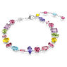 Braccialetto Gema, Taglio misto, Multicolore, Placcato rodio - Swarovski, 5656427