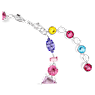 Braccialetto Gema, Taglio misto, Multicolore, Placcato rodio - Swarovski, 5656427