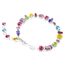 Braccialetto Gema, Taglio misto, Multicolore, Placcato rodio - Swarovski, 5656427
