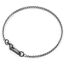Dextera necklace, Pavé, Mixed links, Black, Ruthenium plated - Swarovski, 5656622