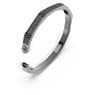 Dextera bangle, Octagon shape, Black, Ruthenium plated - Swarovski, 5656842