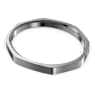 Dextera bangle, Octagon shape, Black, Ruthenium plated - Swarovski, 5656842