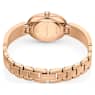 Crystal Rock Oval watch, Swiss Made, Crystal bracelet, Rose gold tone, Rose gold-tone finish - Swarovski, 5656851