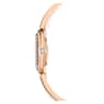 Crystal Rock Oval watch, Swiss Made, Crystal bracelet, Gray, Rose gold-tone finish - Swarovski, 5656857