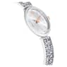 Crystal Rock Oval horloge, Swiss Made, Kristallen armband, Wit, Roestvrij staal - Swarovski, 5656878