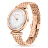 Crystalline Wonder watch, Swiss Made, Metal bracelet, Rose gold tone, Rose gold-tone finish - Swarovski, 5656911