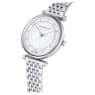 Crystalline Wonder watch, Swiss Made, Metal bracelet, Silver tone, Stainless steel - Swarovski, 5656929