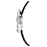 Symbolica Star watch, Swiss Made, Star, Leather strap, White, Stainless Steel - Swarovski, 5656952