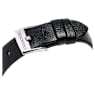 Stella Uhr, Schweizer Produktion, Stern, Lederarmband, Weiß, Edelstahl - Swarovski, 5656952