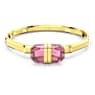 Lucent Armband, Magnetisk stängning, Rosa, Guldfärgad plätering - Swarovski, 5657290