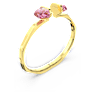 Lucent Armband, Magnetisk stängning, Rosa, Guldfärgad plätering - Swarovski, 5657290