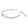 Father's Day - Dad 브레이슬릿, 화이트, 로듐 플래팅 - Swarovski, 5658330