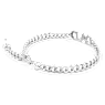Father's Day - Dad 브레이슬릿, 화이트, 로듐 플래팅 - Swarovski, 5658330