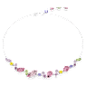 Gema Halskette, Verschiedene Schliffe, Mehrfarbig, Rhodiniert - Swarovski, 5658398