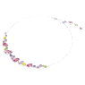Gema Halskette, Verschiedene Schliffe, Mehrfarbig, Rhodiniert - Swarovski, 5658398