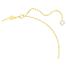 Gema pendant, Mixed cuts, Flower, Green, Gold-tone plated - Swarovski, 5658399