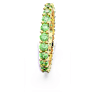 Matrix ring, Round cut, Green, Gold-tone plated - Swarovski, 5658658