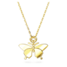 Pandantiv Idyllia, Fluture, Multicolor, Placat cu auriu - Swarovski, 5658857