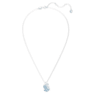 จี้สร้อยคอ Swan, หงส์, ขนาดกลาง, น้ำเงิน, เคลือบโรเดียม - Swarovski, 5660594