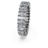 Matrix Ring, Baguette-Schliff, Grau, Rutheniert - Swarovski, 5661469
