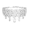 Girocollo Mesmera, Taglio misto, Bianco, Placcato rodio - Swarovski, 5661523