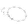 Bransoletka Mesmera, Szlify różnorodne, Wzór rozproszony, Biała, Powłoka z rodu - Swarovski, 5661530